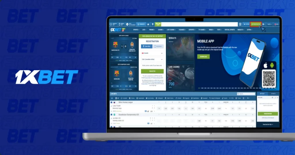 1xBet login